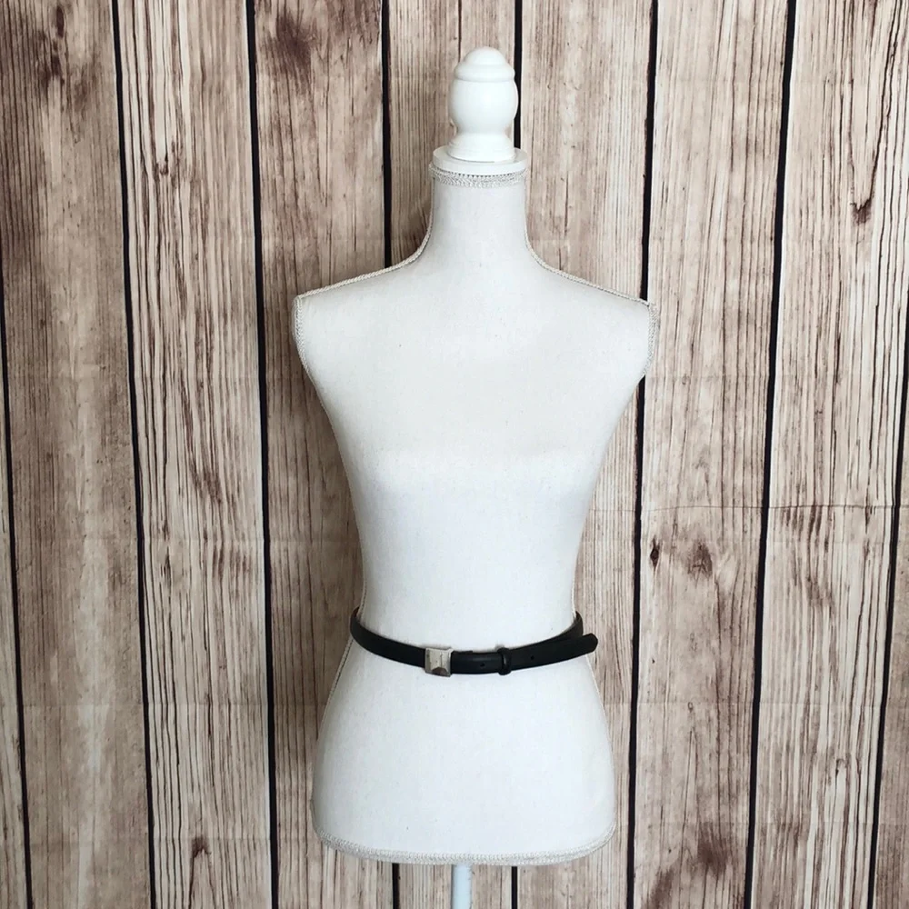 Ralph Lauren Belt Silver Square Buckle SM